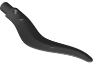 Plant / Animal Body Part, Tree / Branch / Tail / Appendage / Tentacle with Pin in Black