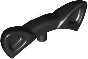 Headwear Accessory Cat Ears with Pin, Hollow Ears in Black