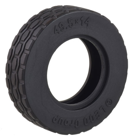 Tyre 49.5 x 14 in Black