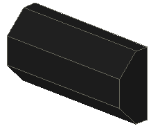 Technic Rubber Bumper 2 x 4 in Black