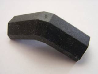 Technic Rubber Bumper Angled 2 x 2 - 2 x 2 in Black