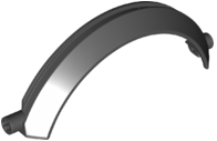 Technic Panel Car Mudguard 13 x 2 x 5 in Black