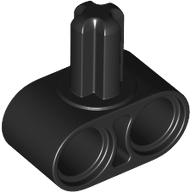 Technic Beam 1 x 2 with Axle on Side in Black