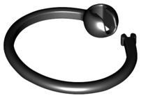 Attachment Ring (DOTS) in Black