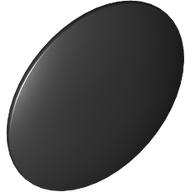 Shield Round Bowed [Plain] in Black