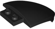 Windscreen, Curved 4 x 5 in Black