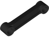 Technic Link 1 x 6 x 2 Angled, Bent, Double in Black