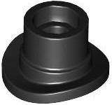 Headwear Accessory Hat / Top Hat with Pin and Anti-Stud in Black