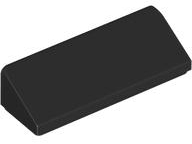 Brick Sloped 30° 1 x 3 x 2/3 in Black