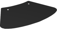 Large Figure Cloak, Two Holes in Black