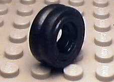 Tyre Smooth Small Dually in Black