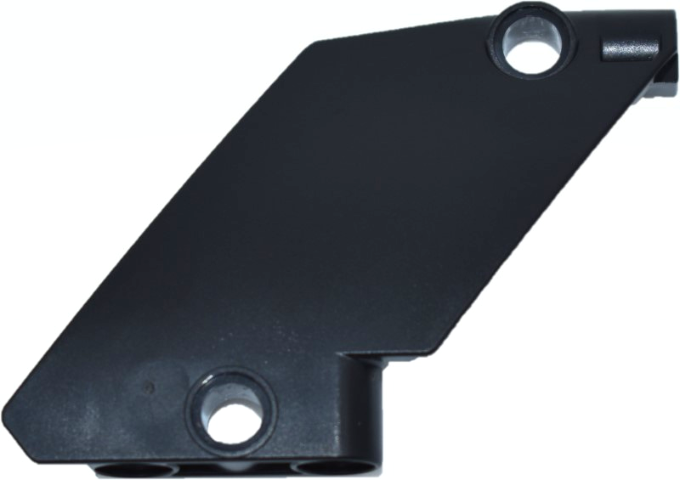 Technic Panel Curved 5 x 7 Parallelogram Right in Black