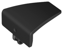 Technic Panel Curved and Bent Angled Right 5 x 4 x 3 #70 in Black