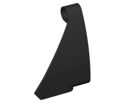 Technic Panel Triangle 5 x 4 Right in Black