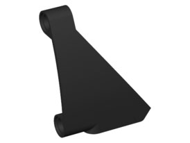 Technic Panel Triangle 5 x 4 Left in Black