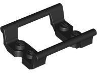 Vehicle Track, Roller Coaster Straight 4L in Black