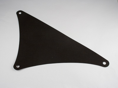 Sail, Triangular, 17 x 20 [Plain] in Black