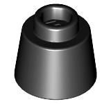 Cone 1.17 x 1.17 x 2/3 (Fez) in Black