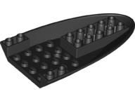 Aircraft Fuselage Curved Forward 6 x 10 Bottom in Black