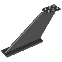 Tail 12 x 2 x 5 in Black