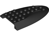 Aircraft Fuselage Curved Aft Section 6 x 10 Top in Black