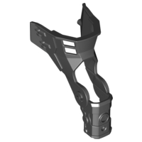 Large Figure Limb Cover, Leg Guard in Black