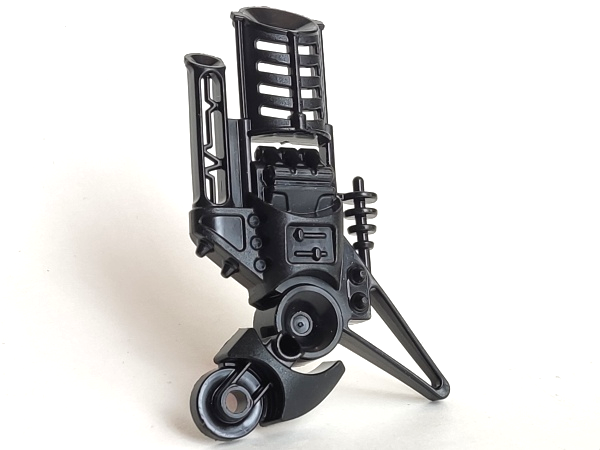 Large Figure Weapon Gun, Sonic Blaster Arm in Black