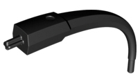 Large Figure Tail / Horn in Black