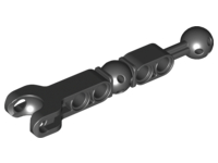 Large Figure Skeletal, Limb with Ball Joint on Axle and Ball Socket and Four Holes in Black