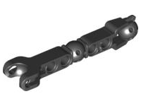 Large Figure Skeletal, Limb with 2 Ball Joints, Ball Socket and Four Holes in Black
