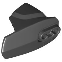 Large Figure Limb Cover, Size 5, Armor with Ball Joint Socket in Black