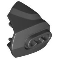 Large Figure Limb Cover, Size 3, Armor with Ball Joint Socket in Black