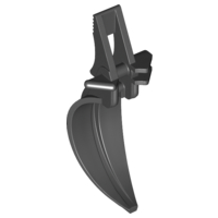 Crane Jaw Curved in Black