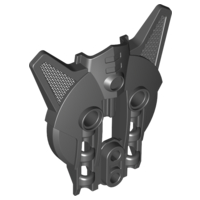 Large Figure Shield, Type 2 in Black