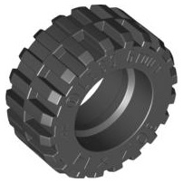 Tyre 30.4 x 14 Offset Tread [Centre Band] in Black