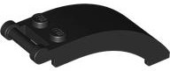 Windscreen 6 x 2 x 2 with Handle in Black