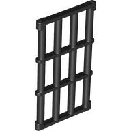 Door Grill 1 x 4 x 6 in Black