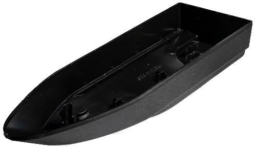 Boat Hull 8 x 28 x 3 in Black