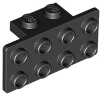 Bracket 1 x 2 - 2 x 4 in Black