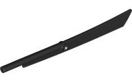 Weapon Sword, Big Blade with Bar in Black