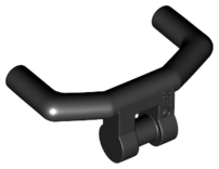 Handlebars with Angular Handles in Black