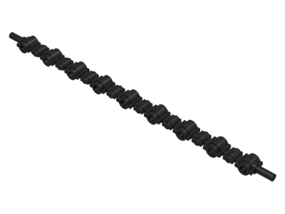 Large Figure Weapon Ammo, Flexible Ammunition Belt in Black