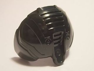 Large Figure Shoulder Cover, Armour, Rounded in Black