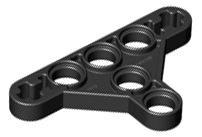 Technic Beam Triangle Thin [Type II] in Black