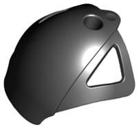Large Figure Shoulder Cover, Armour in Black