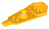 Minifig Footwear Snowshoe [Short Front End] in Bright Light Orange