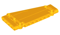 Technic Panel 5 x 11 x 1 Tapered in Bright Light Orange