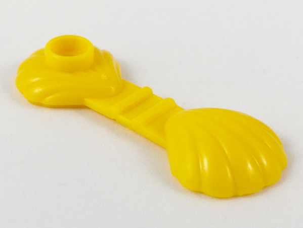 Animal, Clam [Type 1 - Continuous Scalloped Inner Lip] in Bright Light Orange