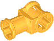 Technic Axle Connector with Axle Hole in Bright Light Orange