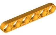 Technic Beam 1 x 6 Thin in Bright Light Orange